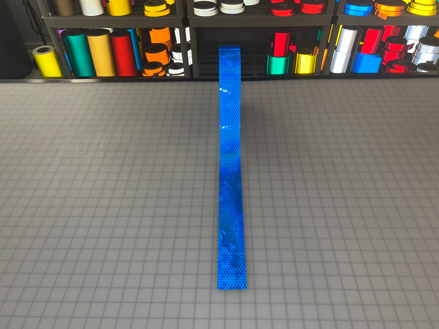 2" Inch Oralite V98 Blue Prismatic Reflective Tape - Reflective Pro