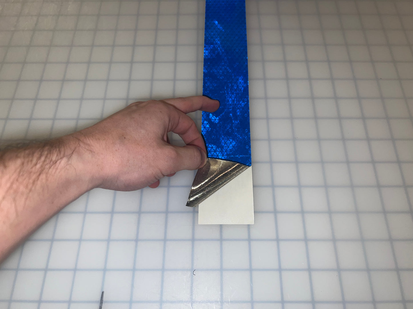 2" Inch Oralite V98 Blue Prismatic Reflective Tape - Reflective Pro