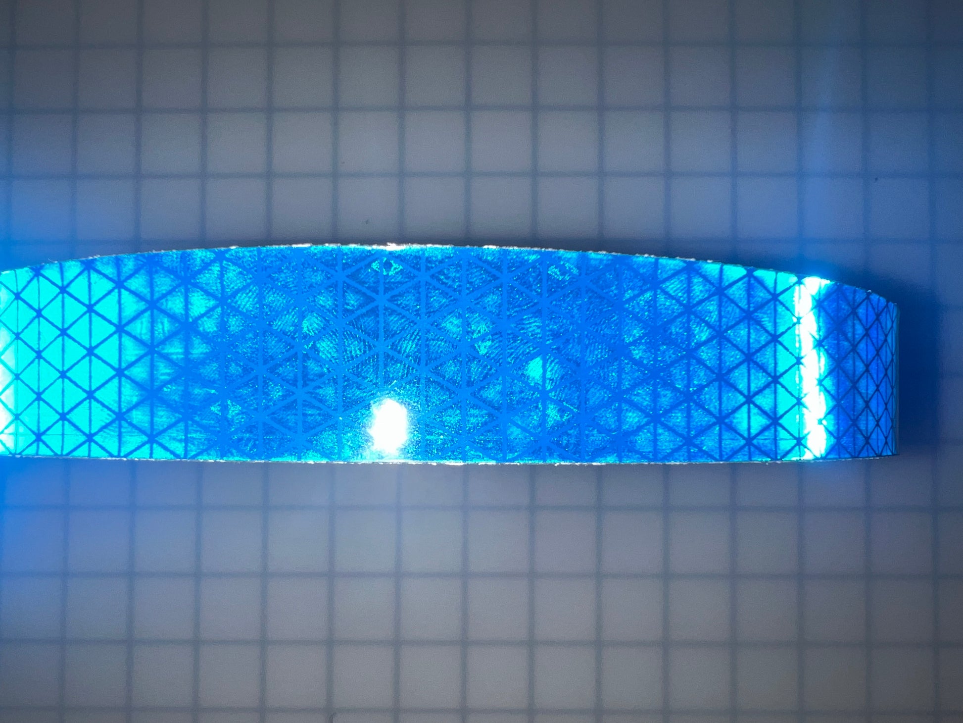 1" Inch Oralite V98 Blue Prismatic Reflective Tape - Reflective Pro