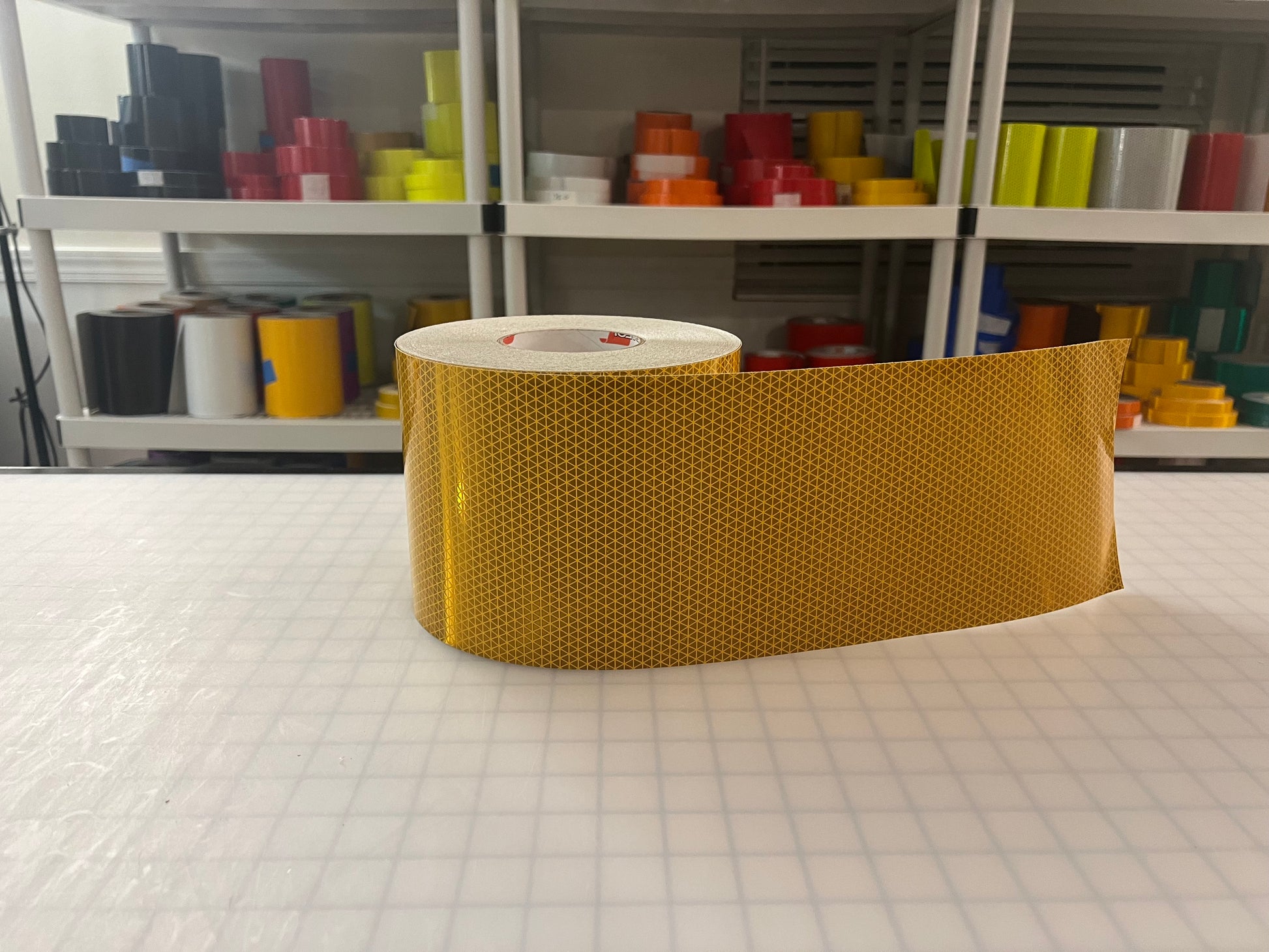 6" Inch Oralite V98 School Bus Yellow Prismatic Reflective Tape - Reflective Pro