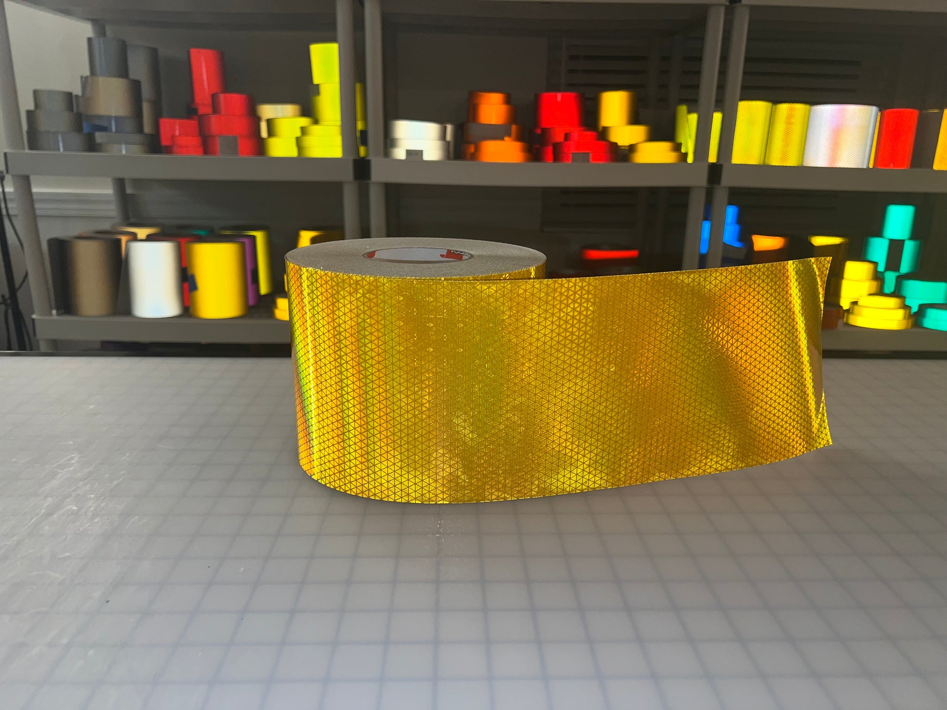 6" Inch Oralite V98 School Bus Yellow Prismatic Reflective Tape - Reflective Pro