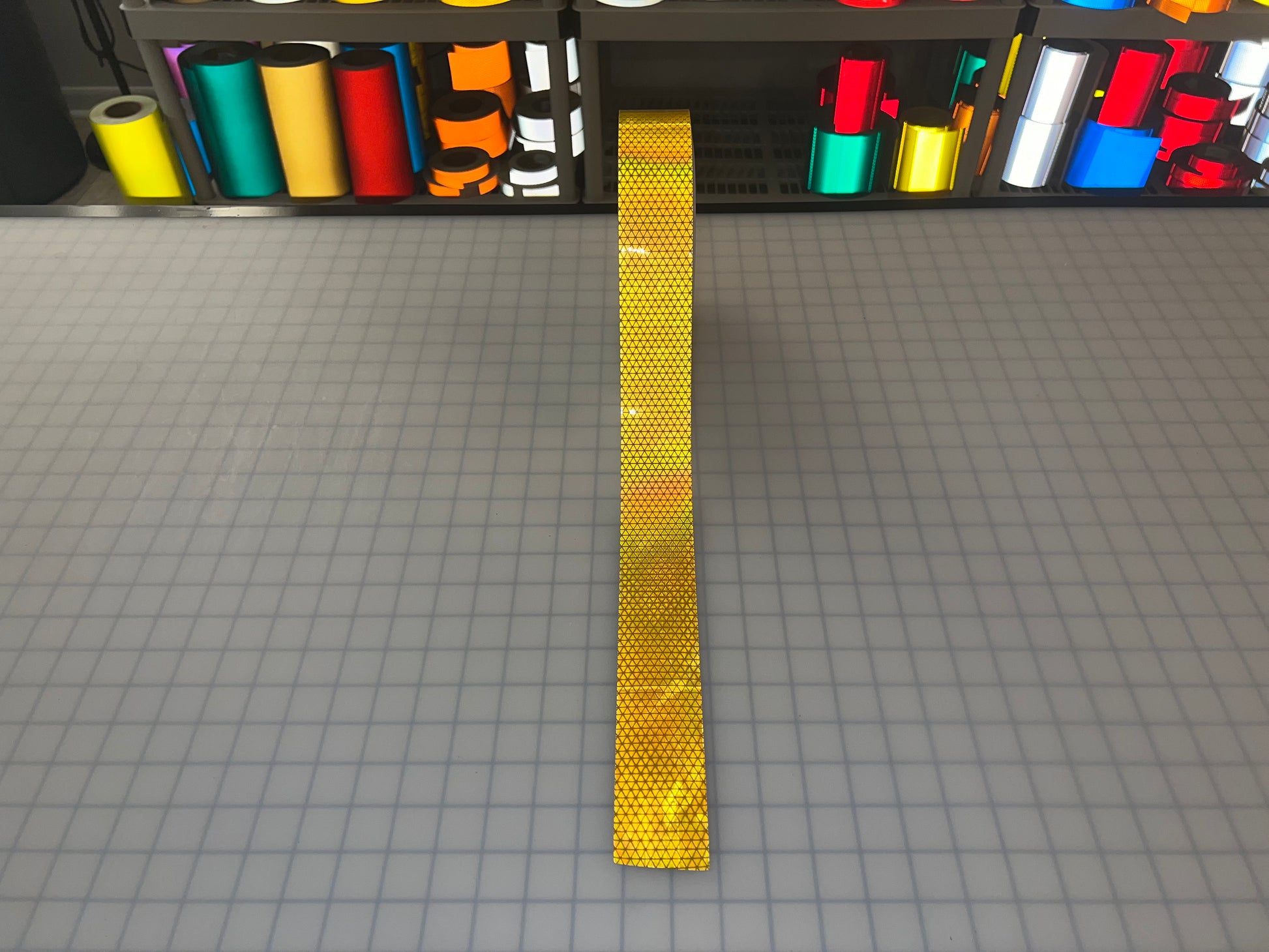 2" Inch Oralite V98 School Bus Yellow Prismatic Reflective Tape - Reflective Pro