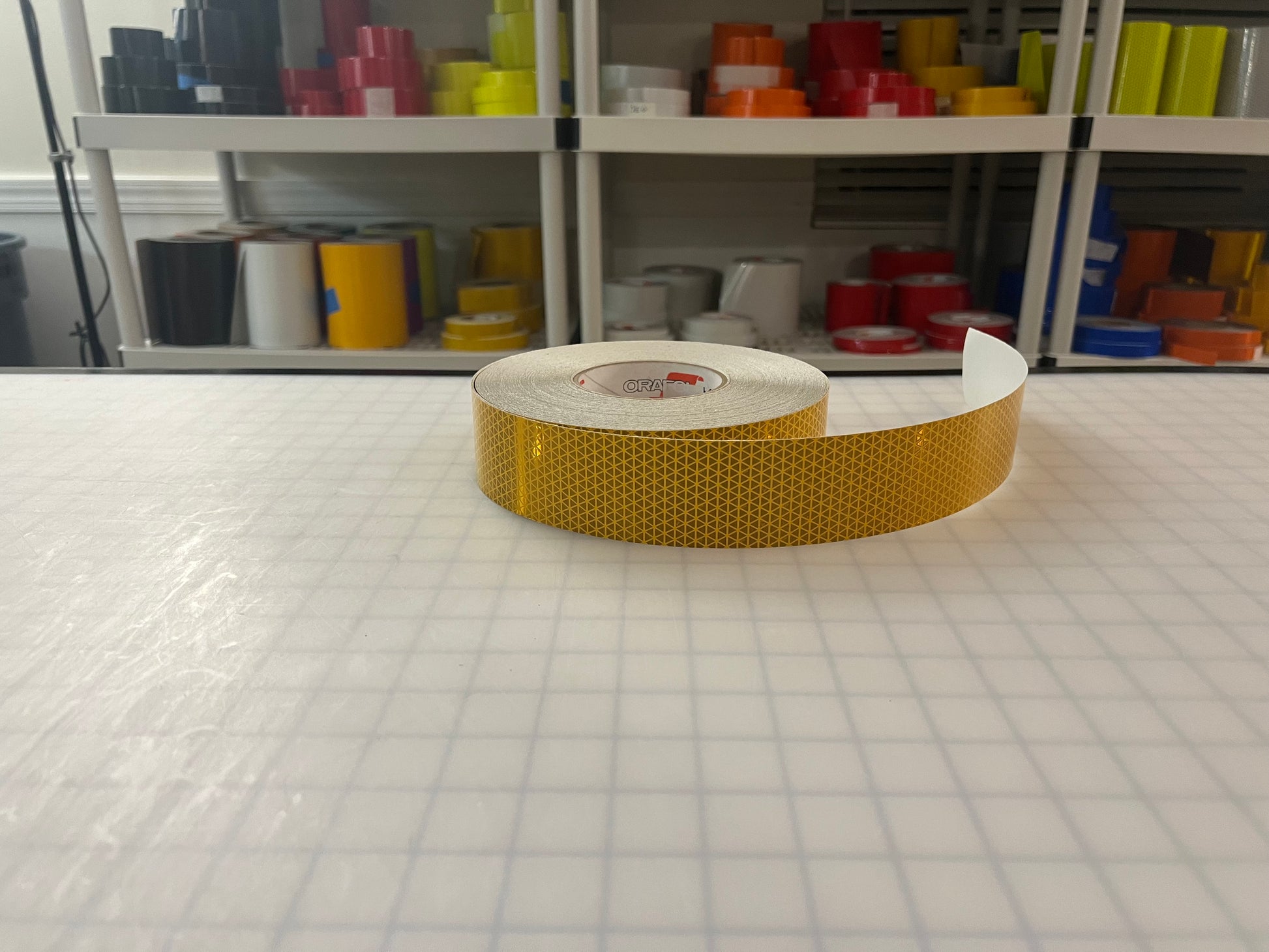 2" Inch Oralite V98 School Bus Yellow Prismatic Reflective Tape - Reflective Pro