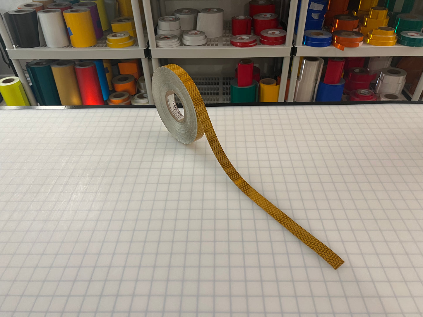1" Inch Oralite V98 School Bus Yellow Prismatic Reflective Tape - Reflective Pro
