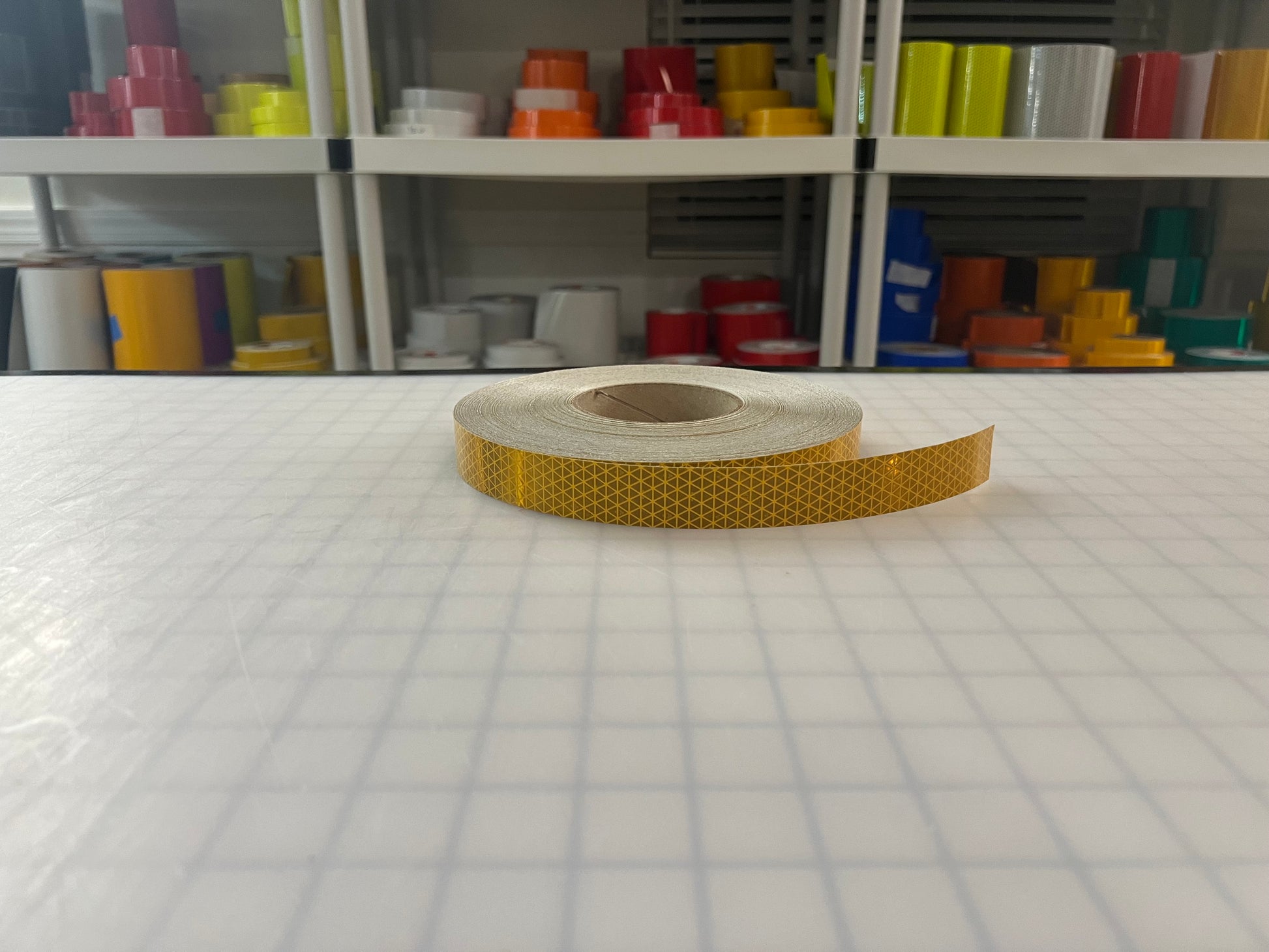 1" Inch Oralite V98 School Bus Yellow Prismatic Reflective Tape - Reflective Pro