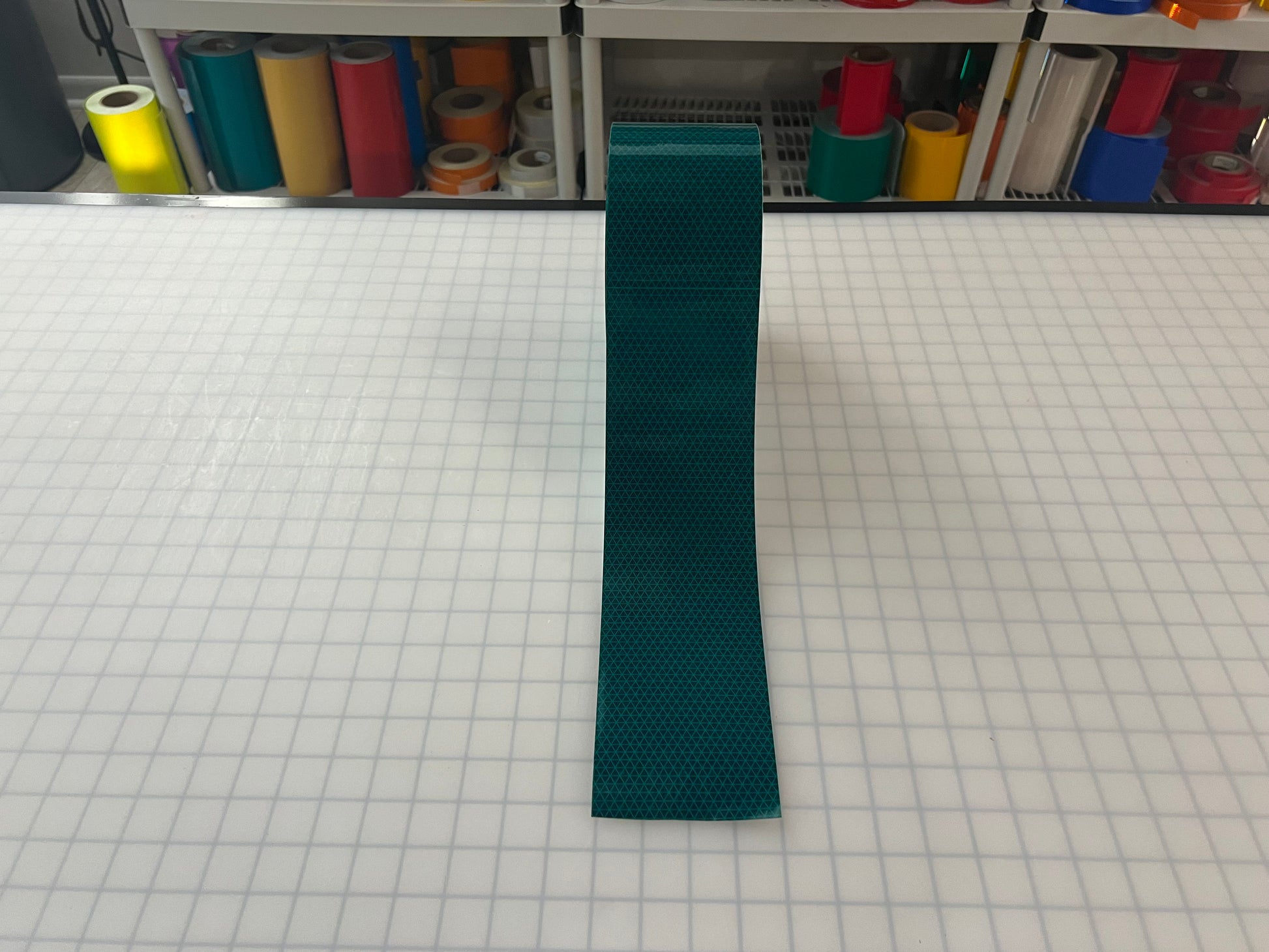 4" Inch Oralite V98 Green Prismatic Reflective Tape - Reflective Pro