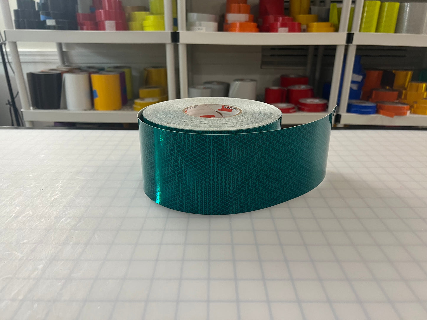 4" Inch Oralite V98 Green Prismatic Reflective Tape - Reflective Pro