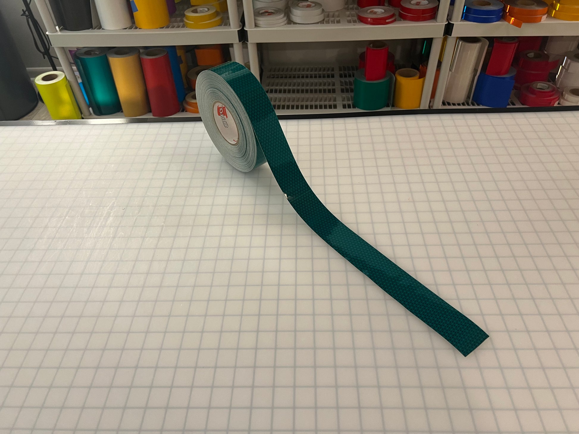 2" Inch Oralite V98 Green Prismatic Reflective Tape - Reflective Pro