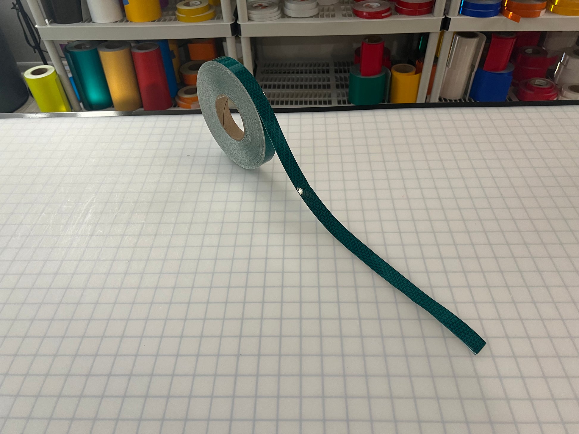 1" Inch Oralite V98 Green Prismatic Reflective Tape - Reflective Pro