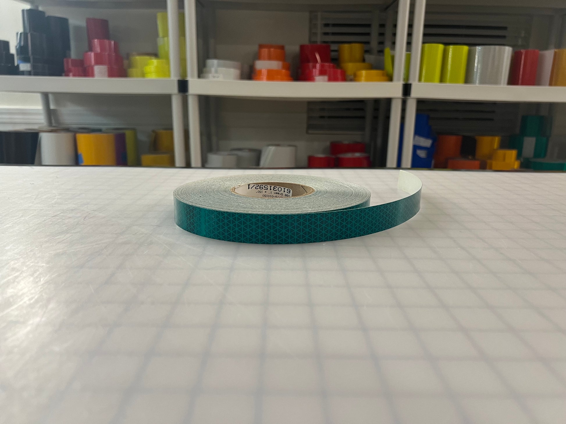 1" Inch Oralite V98 Green Prismatic Reflective Tape - Reflective Pro