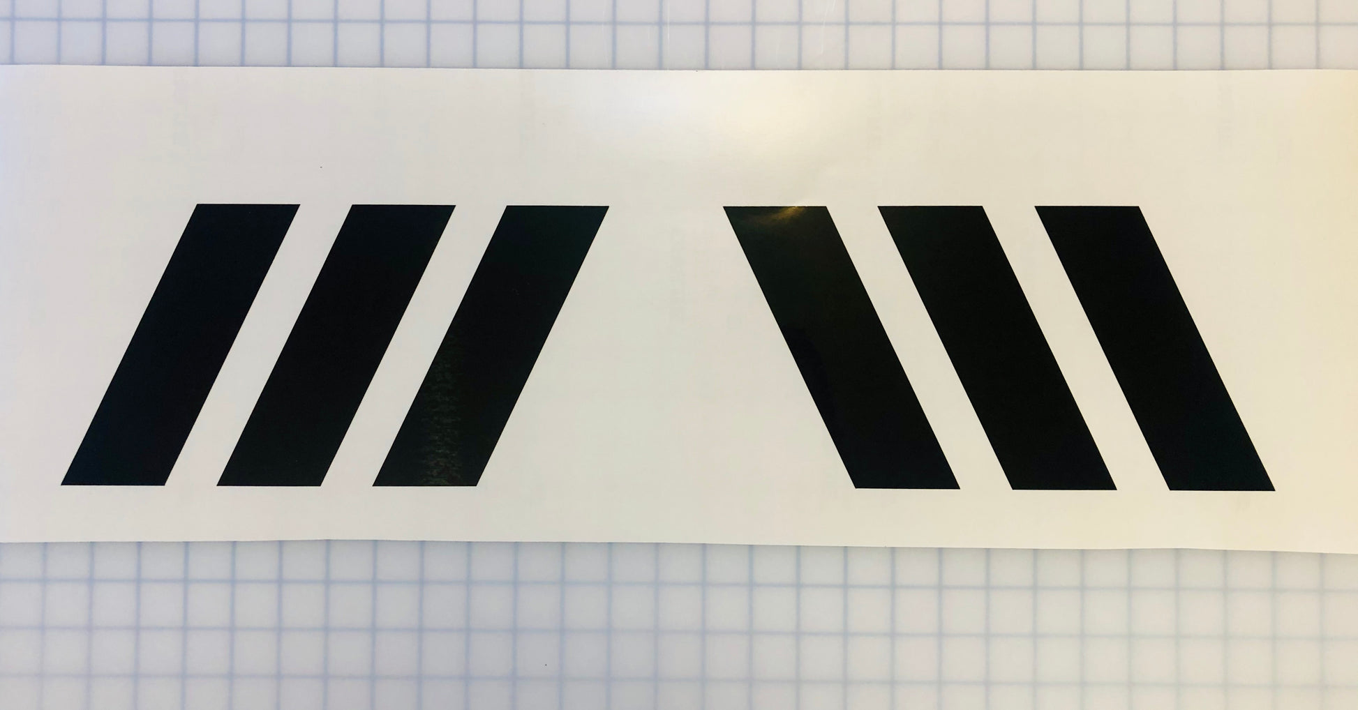 Reflective Shadow Chevrons Police Style (2x 3 Piece 6" x 12") - Reflective Pro