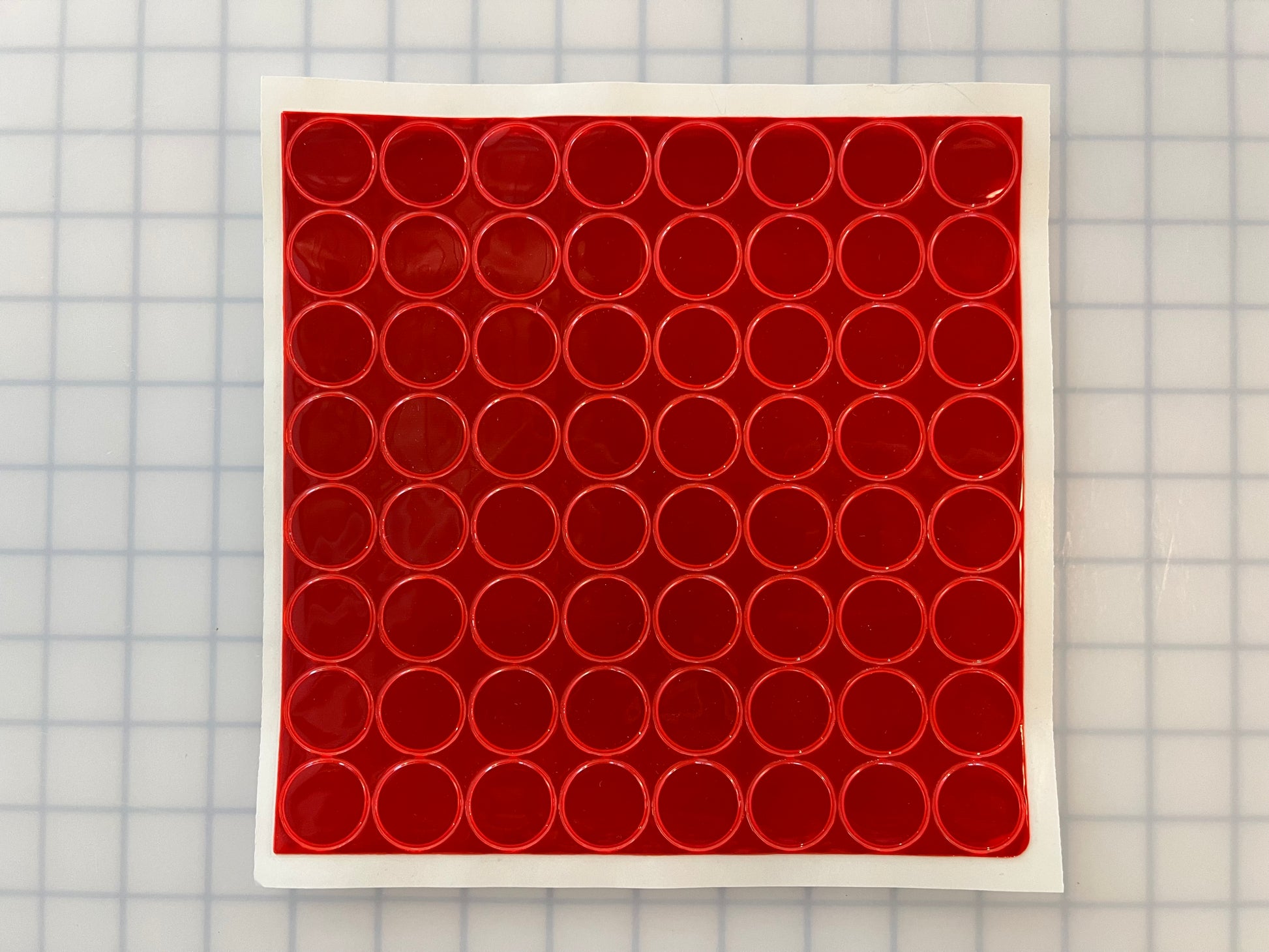 Oralite Reflective 1" Red Hot Dots (64 Circles Per Sheet) - Reflective Pro