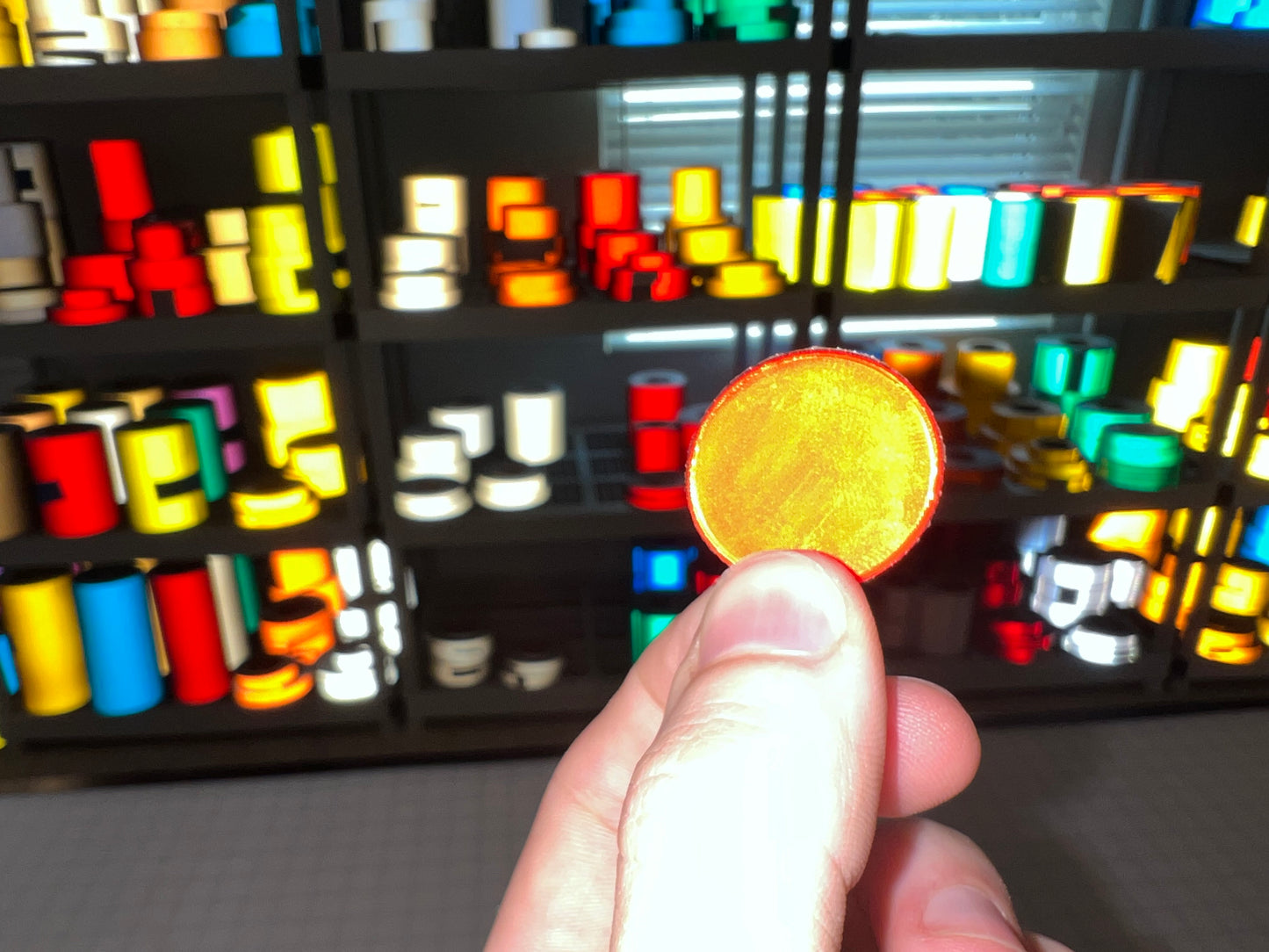 Oralite Reflective 1" Red Hot Dots (64 Circles Per Sheet) - Reflective Pro