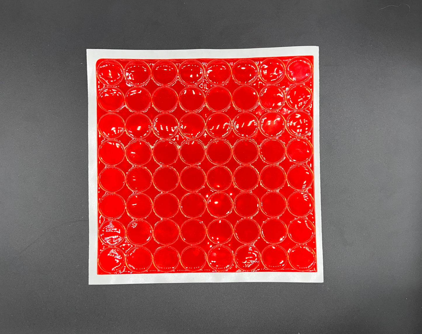 Oralite Reflective 1" Red Hot Dots (64 Circles Per Sheet) - Reflective Pro