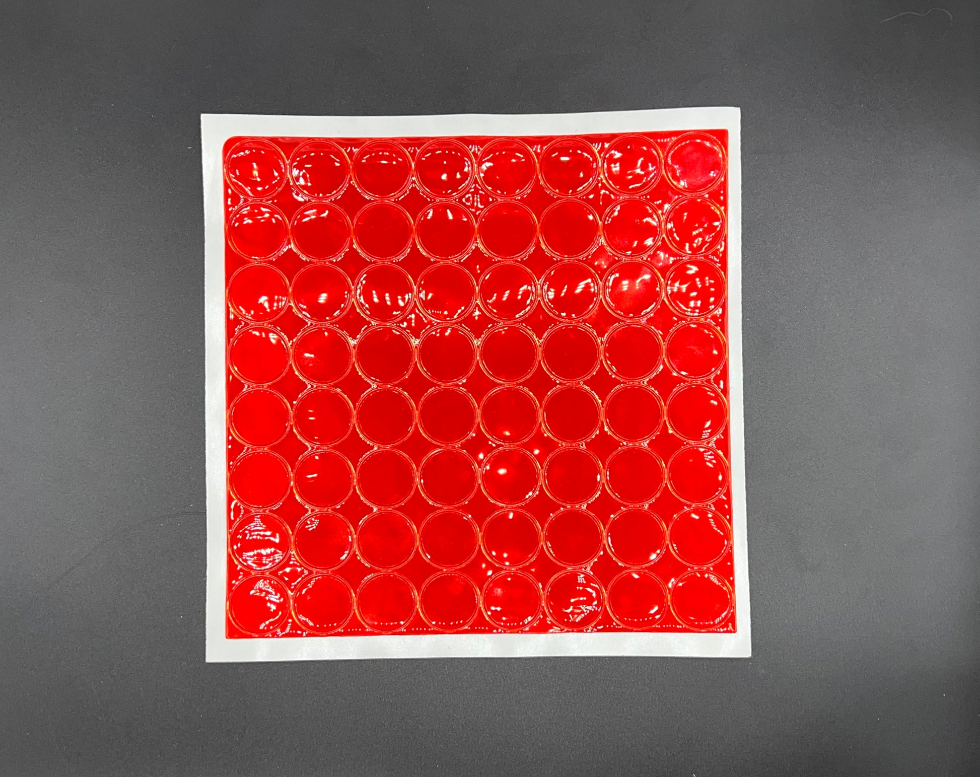 Oralite Reflective 1" Red Hot Dots (64 Circles Per Sheet) - Reflective Pro