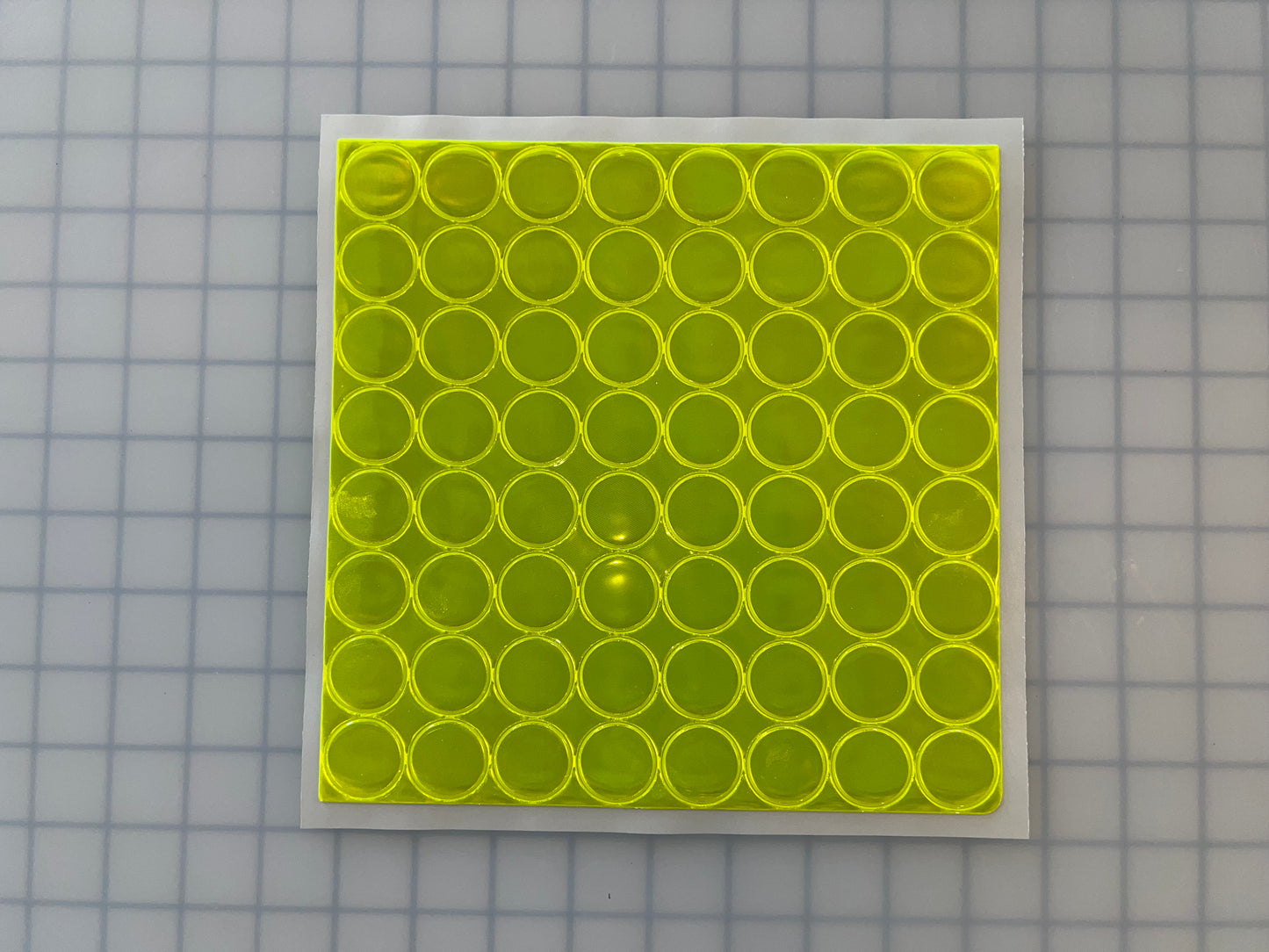 Oralite Reflective 1" Fluorescent Lime Hot Dots (64 Circles Per Sheet) - Reflective Pro