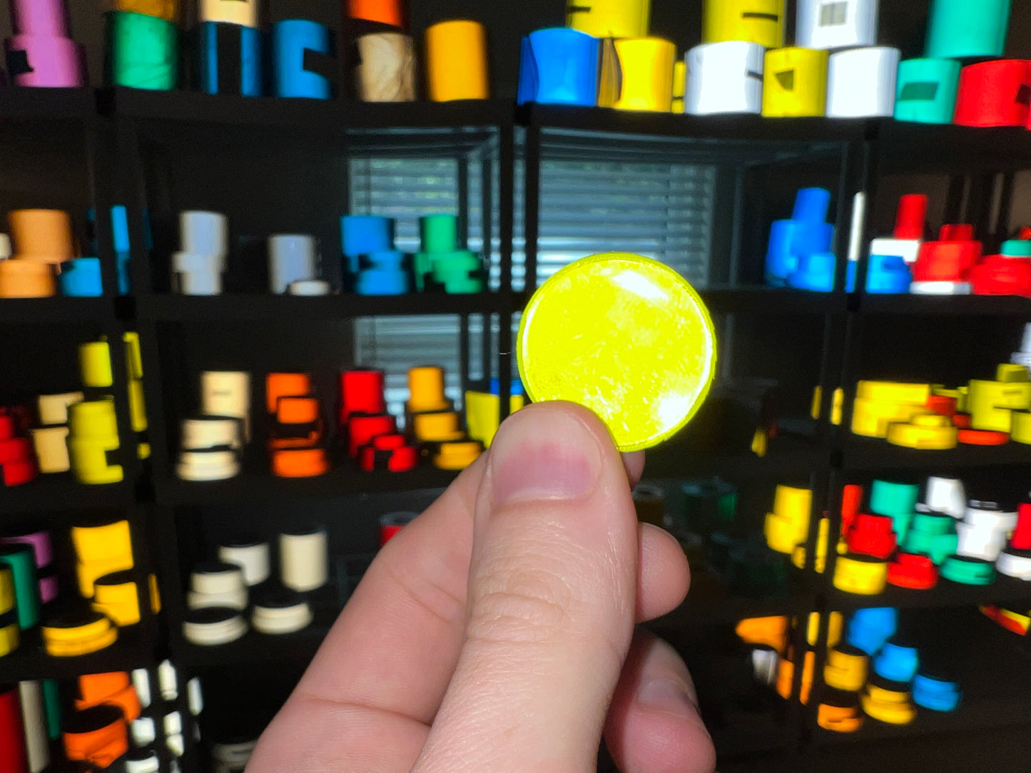 Oralite Reflective 1" Fluorescent Lime Hot Dots (64 Circles Per Sheet) - Reflective Pro