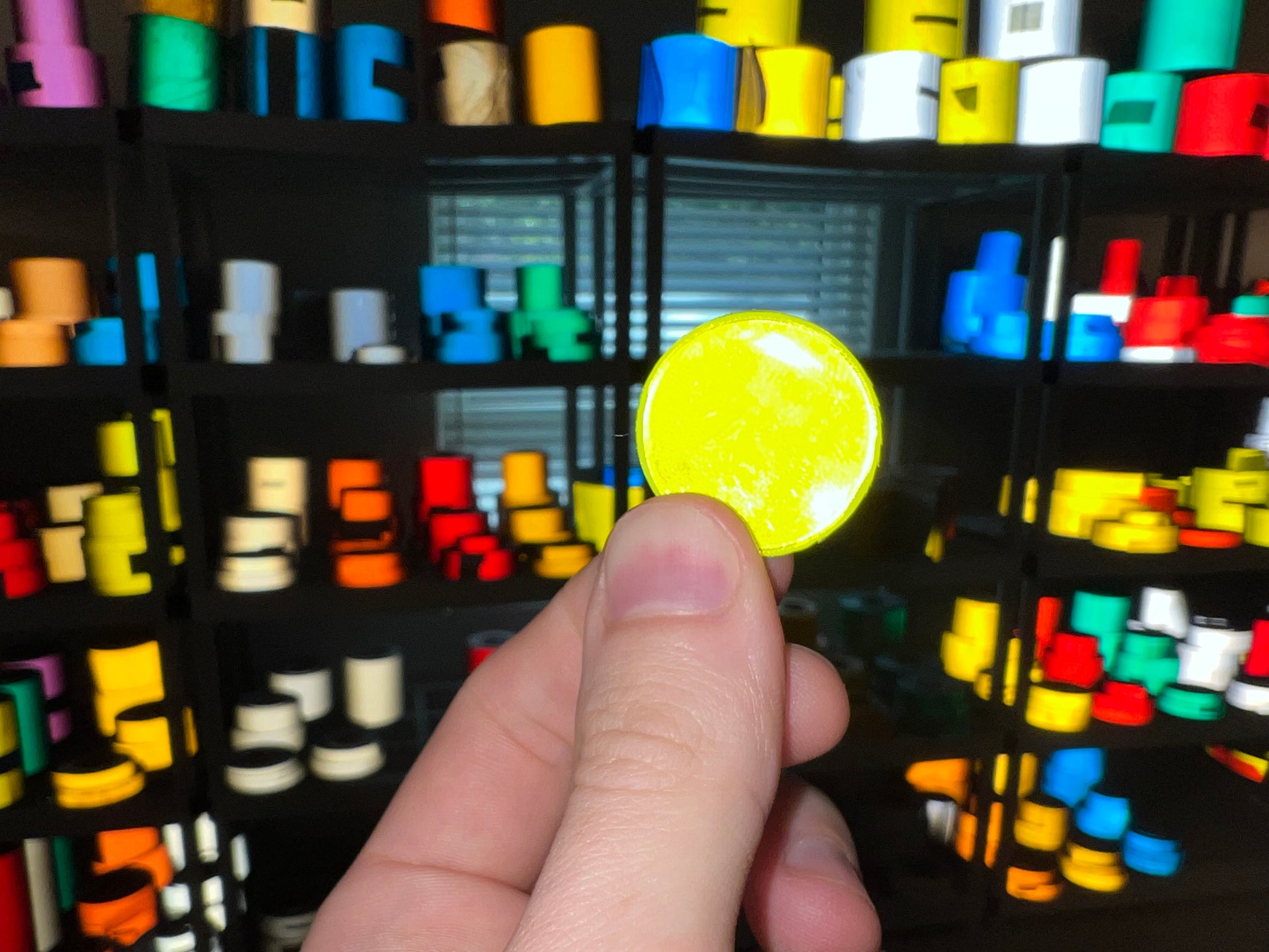 Oralite Reflective 1" Fluorescent Lime Hot Dots (64 Circles Per Sheet) - Reflective Pro