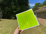 Oralite Reflective 1" Fluorescent Lime Hot Dots (64 Circles Per Sheet) - Reflective Pro