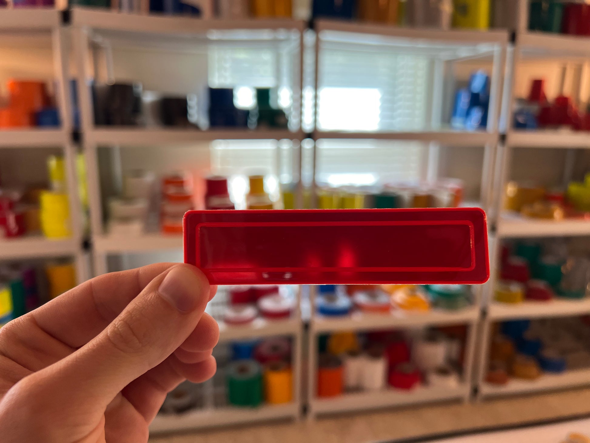 Oralite Reflective 1" x 4" Red Rectangles Hot Dots (16 Per Sheet) - Reflective Pro