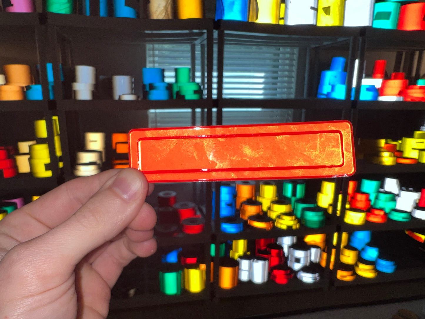 Oralite Reflective 1" x 4" Red Rectangles Hot Dots (16 Per Sheet) - Reflective Pro