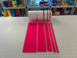 Iron On Pink Reflective Fabric 0.75" 1" 2" 4" 6" - Reflective Pro