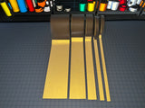 Iron On Gold Reflective Fabric 0.75" 1" 2" 4" 6" - Reflective Pro