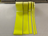 Iron On Fluorescent Lime Reflective Fabric 0.75" 1" 2" 4" 6" - Reflective Pro