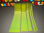 Iron On Fluorescent Lime Reflective Fabric 0.75" 1" 2" 4" 6" - Reflective Pro