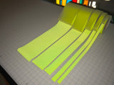 Iron On Fluorescent Lime Reflective Fabric 0.75" 1" 2" 4" 6" - Reflective Pro