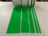 Iron On Green Reflective Fabric 0.75" 1" 2" 4" 6" - Reflective Pro