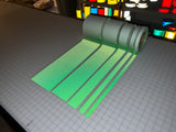 Iron On Green Reflective Fabric 0.75" 1" 2" 4" 6" - Reflective Pro