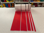 Iron On Red Reflective Fabric 0.75" 1" 2" 4" 6" - Reflective Pro