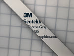 1" Inch Black Reflective Tape 3M 680 (Type 1 ELG)