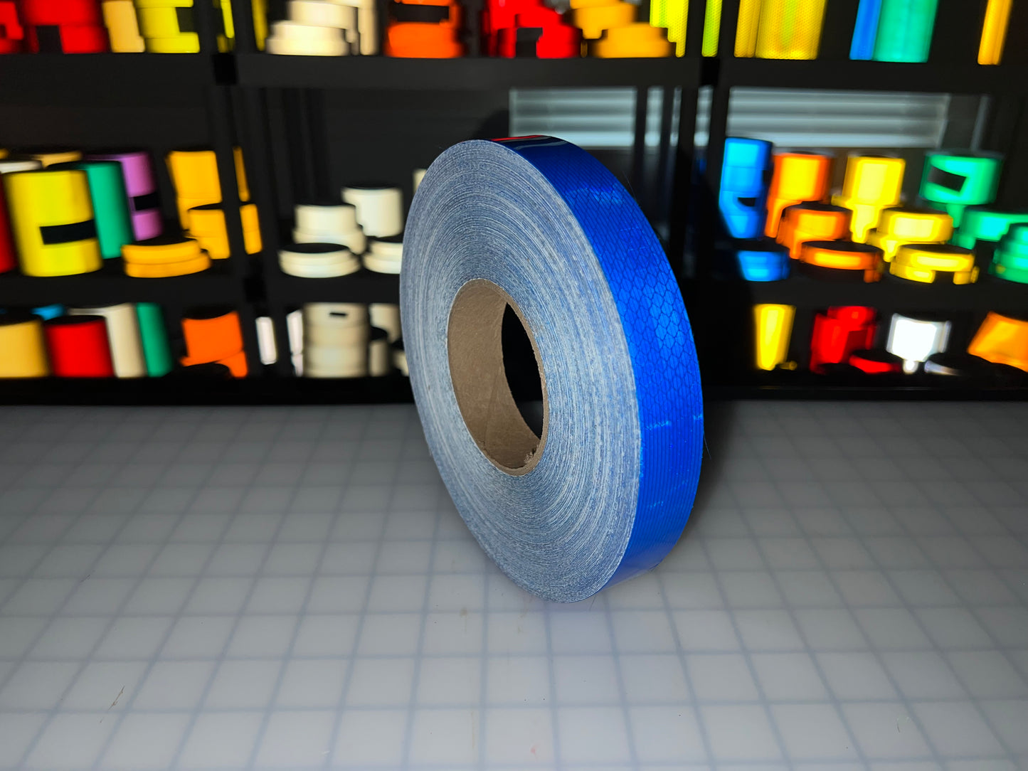 1" Inch Blue Reflective Tape 3M 3930 HIP - Reflective Pro