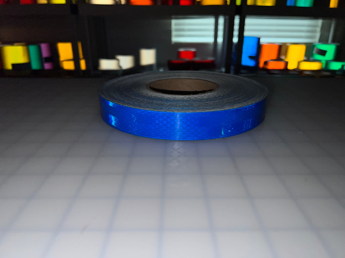 1" Inch Blue Reflective Tape 3M 3930 HIP - Reflective Pro