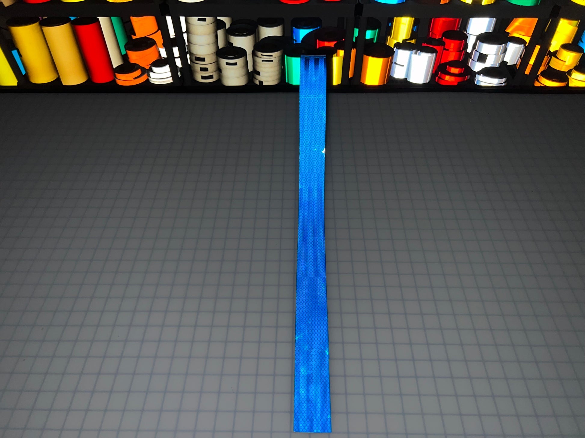2" Inch Blue Reflective Tape 3M 3930 HIP - Reflective Pro