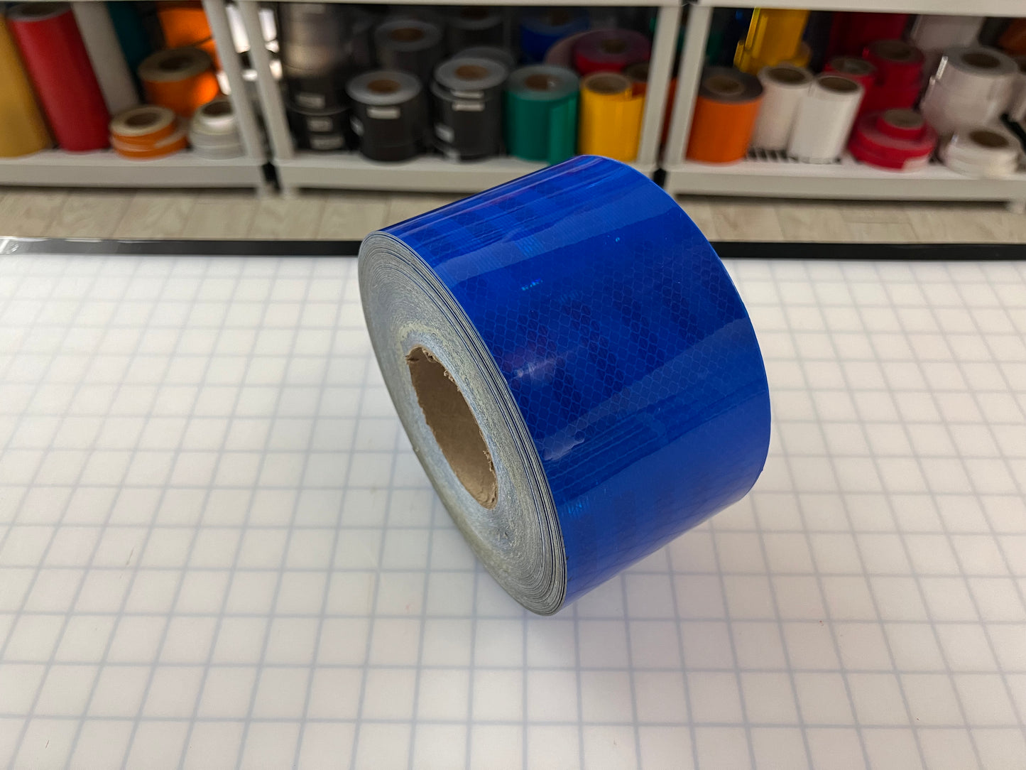 4" Inch Blue Reflective Tape 3M 3930 HIP - Reflective Pro