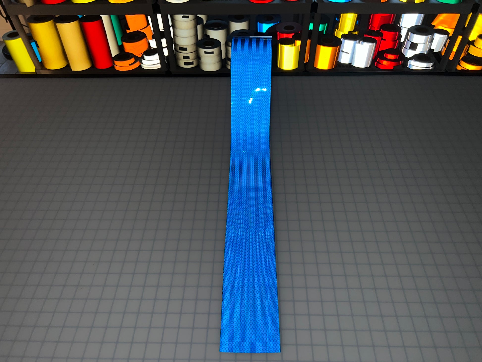 4" Inch Blue Reflective Tape 3M 3930 HIP - Reflective Pro