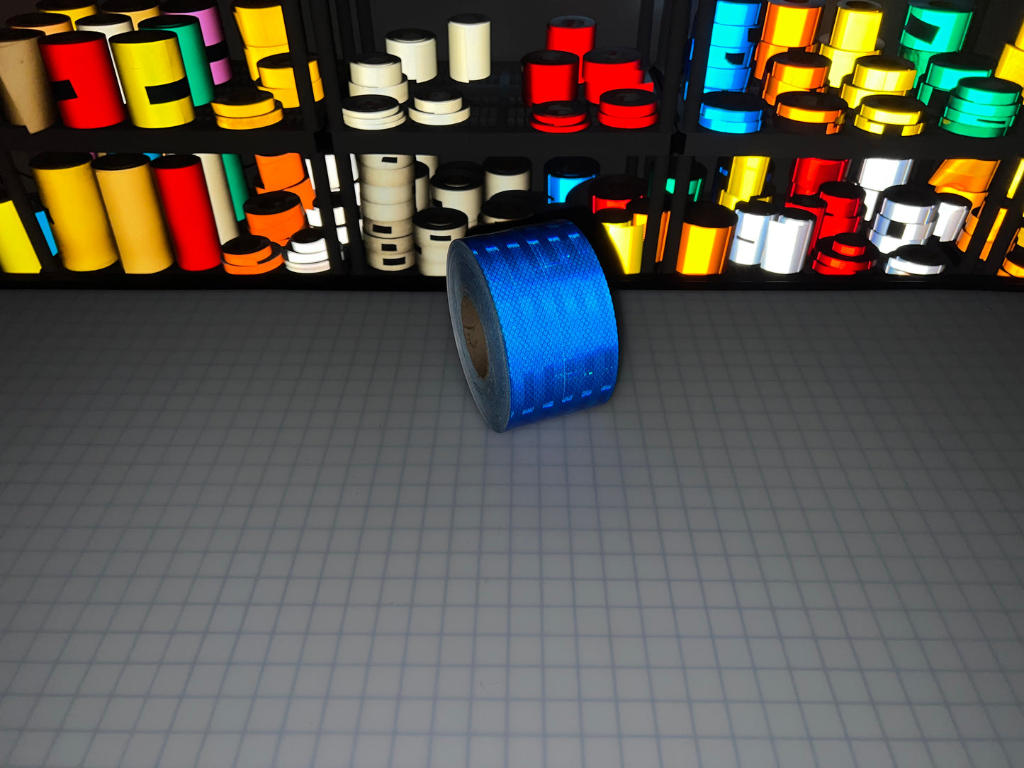 4" Inch Blue Reflective Tape 3M 3930 HIP - Reflective Pro