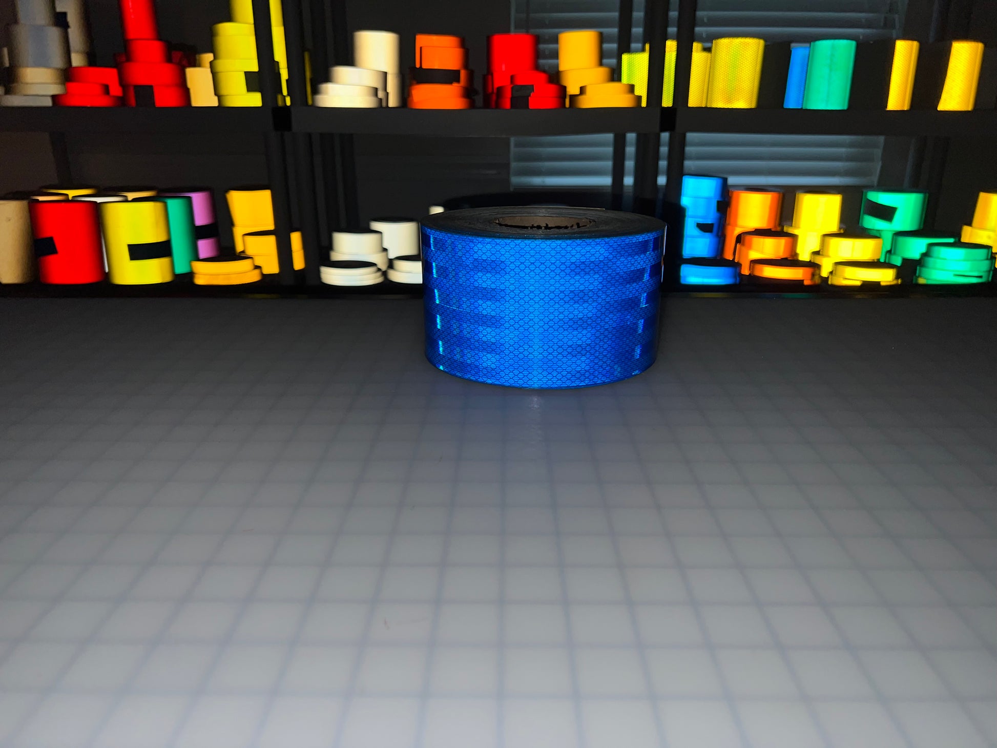 4" Inch Blue Reflective Tape 3M 3930 HIP - Reflective Pro