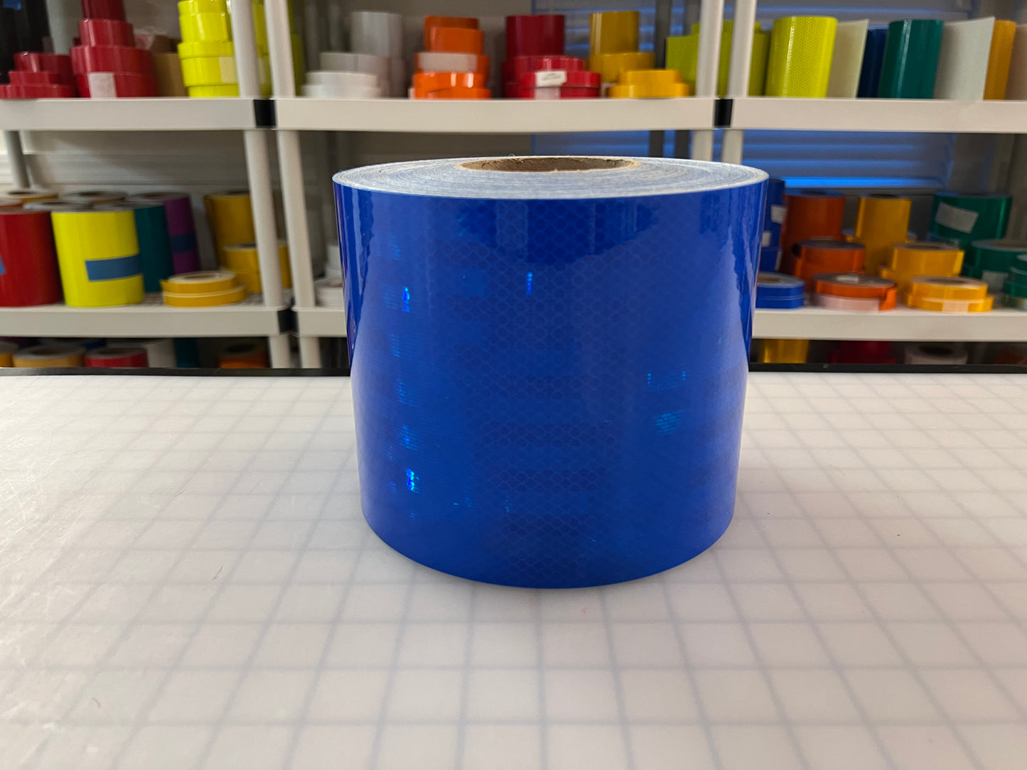 6" Inch Blue Reflective Tape 3M 3930 HIP - Reflective Pro