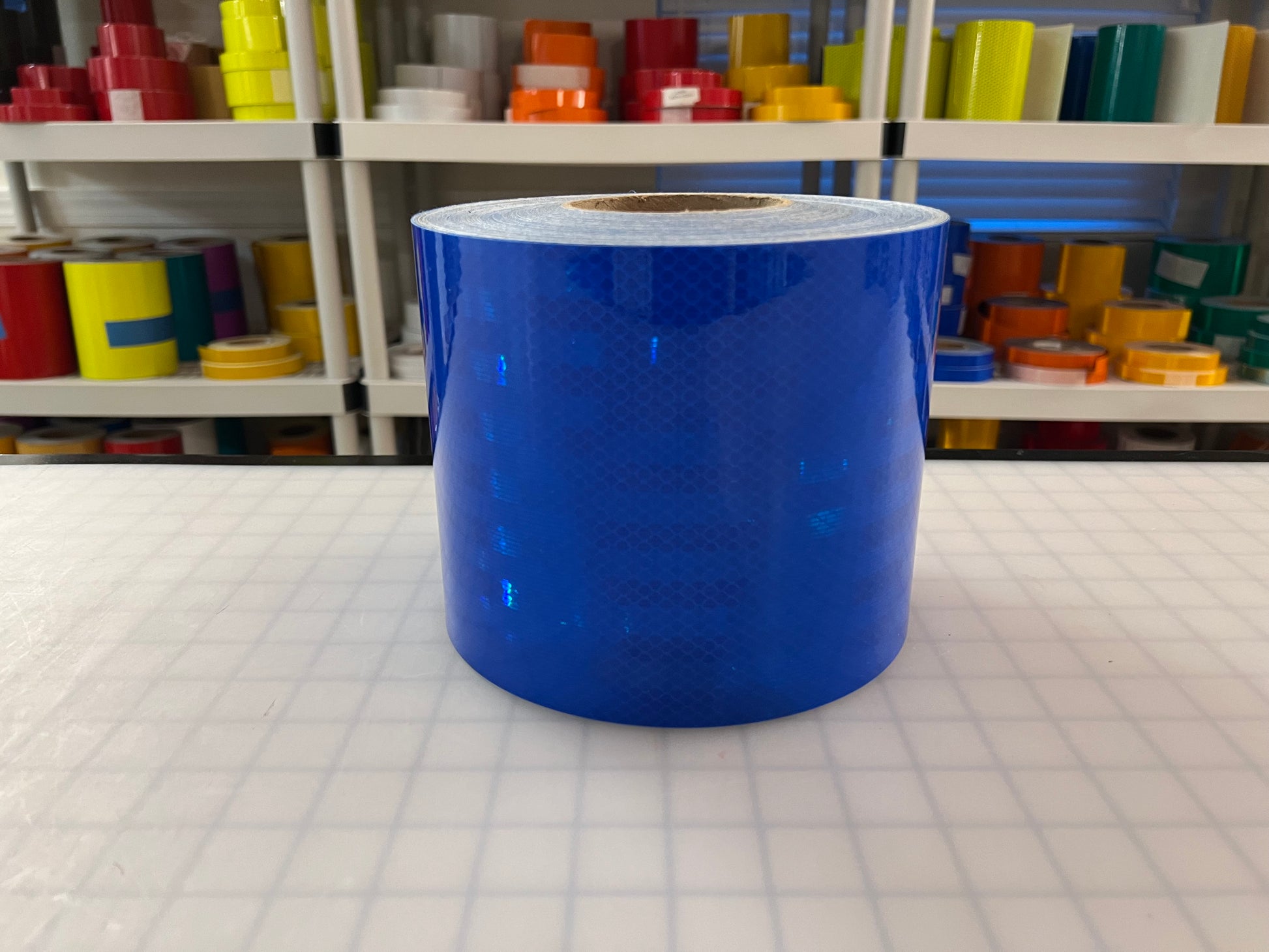 6" Inch Blue Reflective Tape 3M 3930 HIP - Reflective Pro
