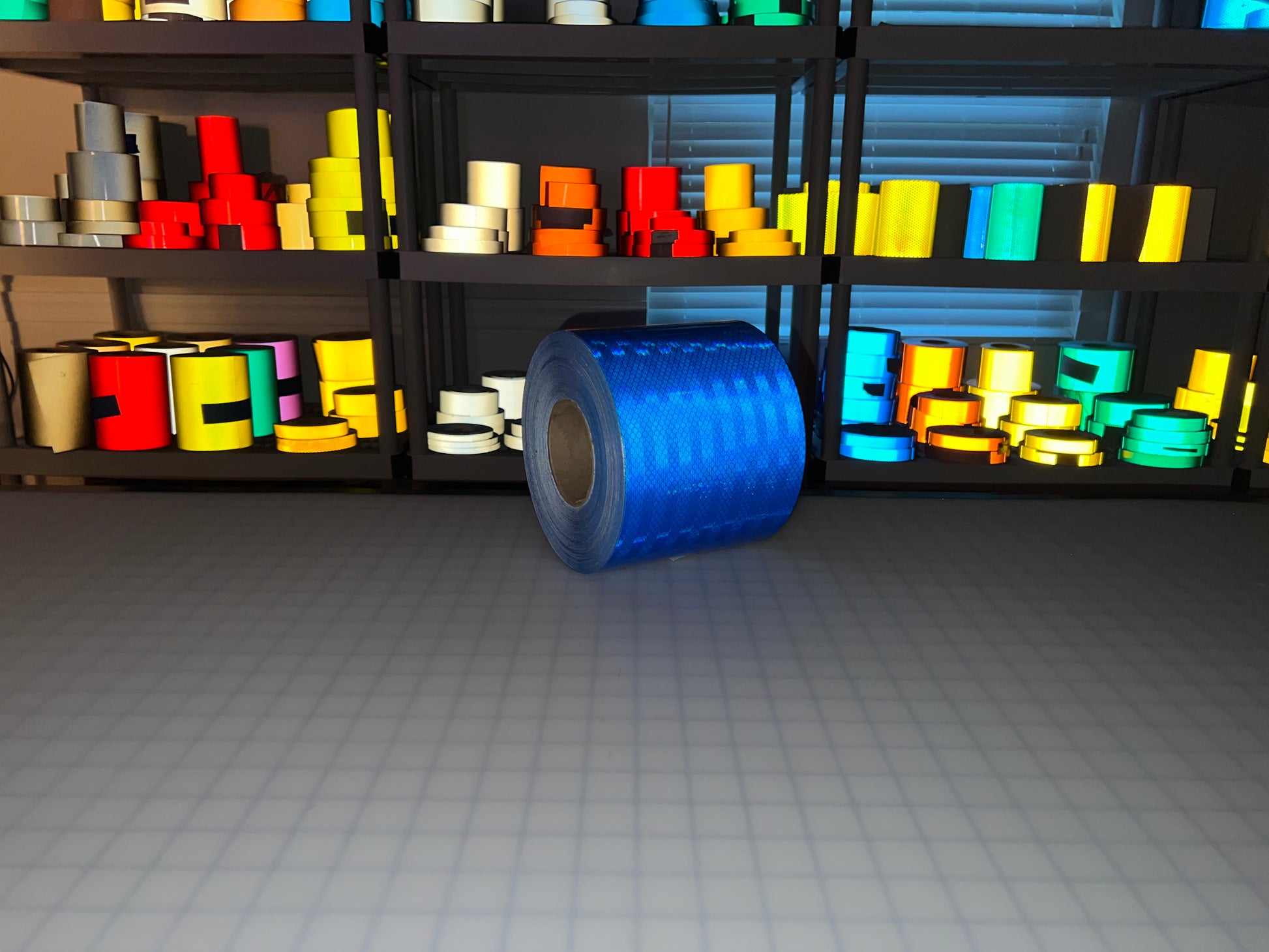 6" Inch Blue Reflective Tape 3M 3930 HIP - Reflective Pro