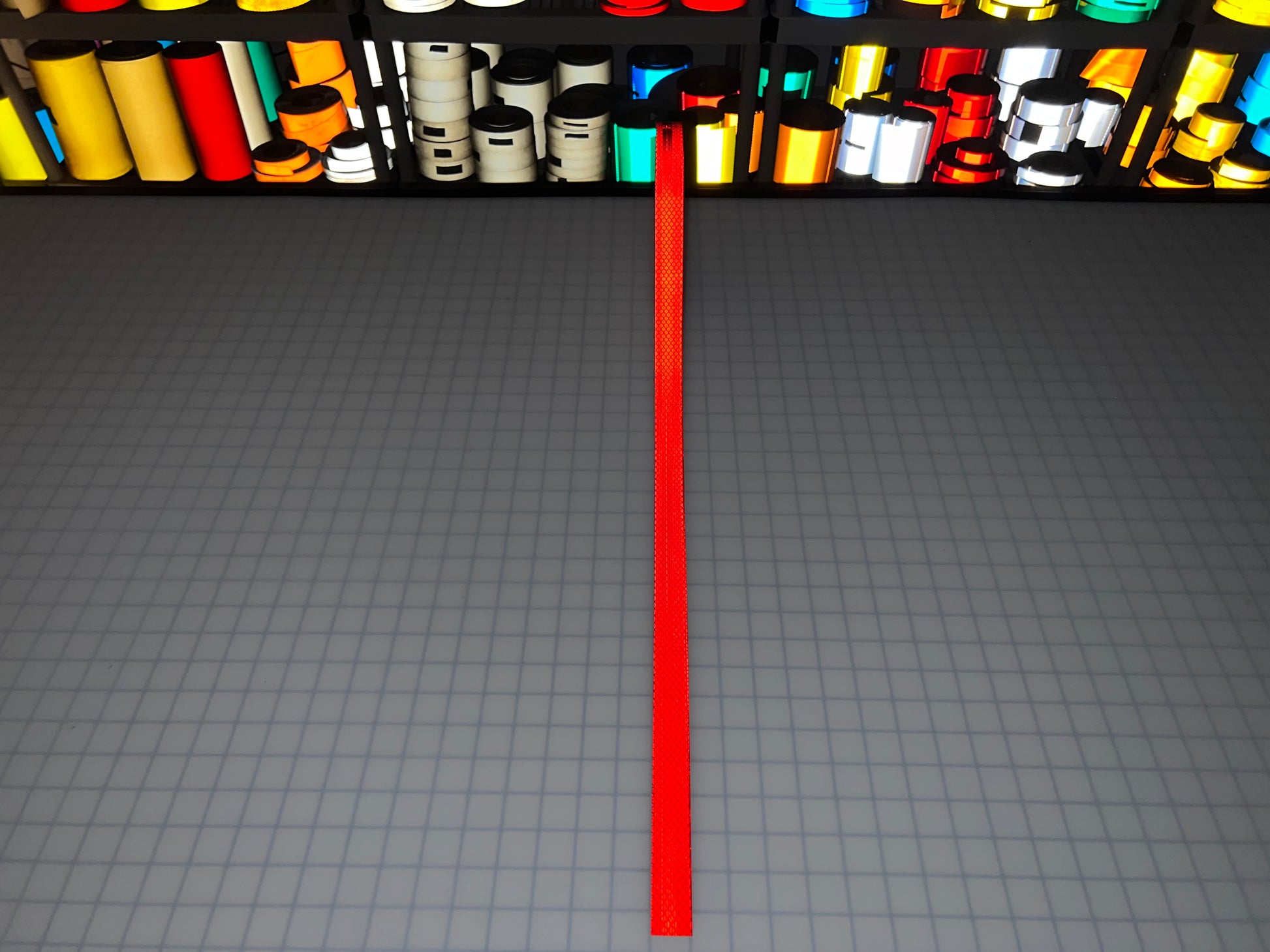 1" Inch Red Reflective Tape 3M 3930 HIP - Reflective Pro