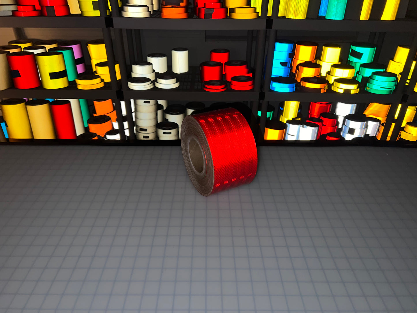 4" Inch Red Reflective Tape 3M 3930 HIP - Reflective Pro