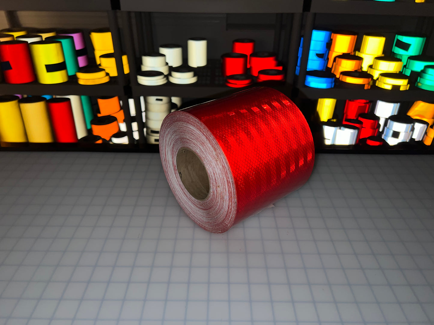 6" Inch Red Reflective Tape 3M 3930 HIP - Reflective Pro
