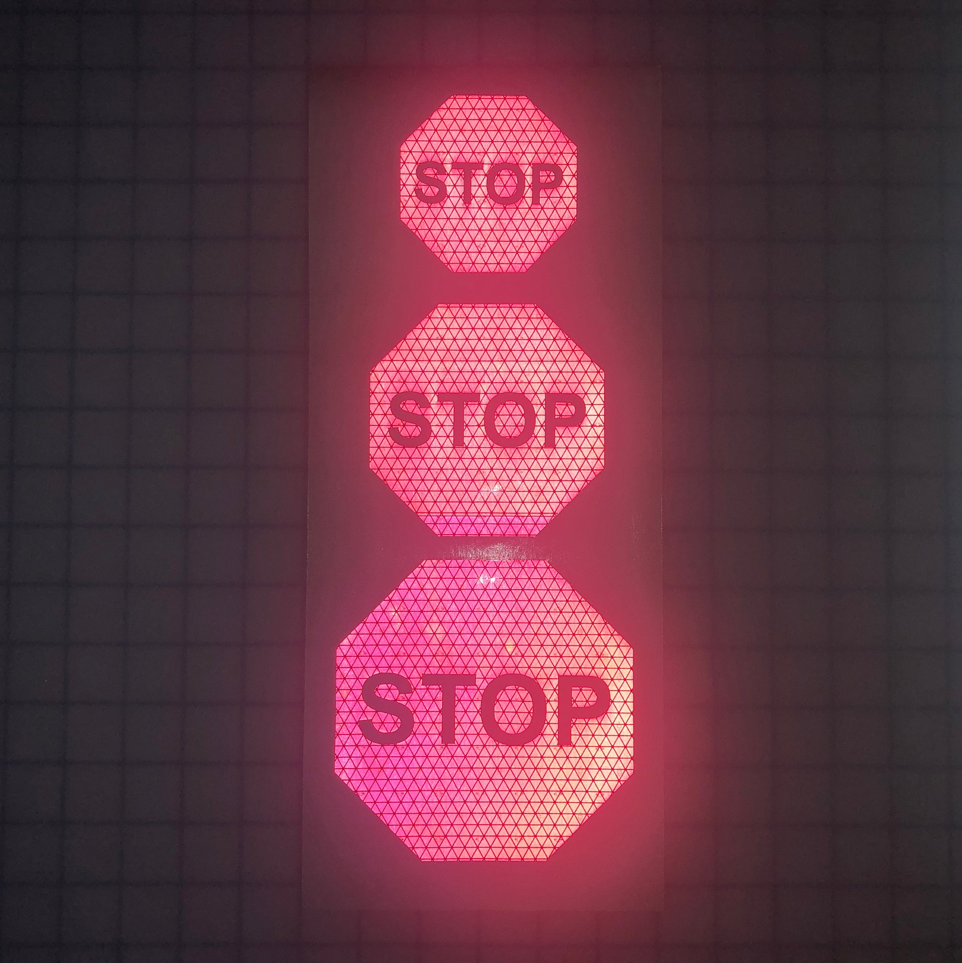 Reflective Prismatic "Stop Sign" Sticker Oralite V98 - Reflective Pro