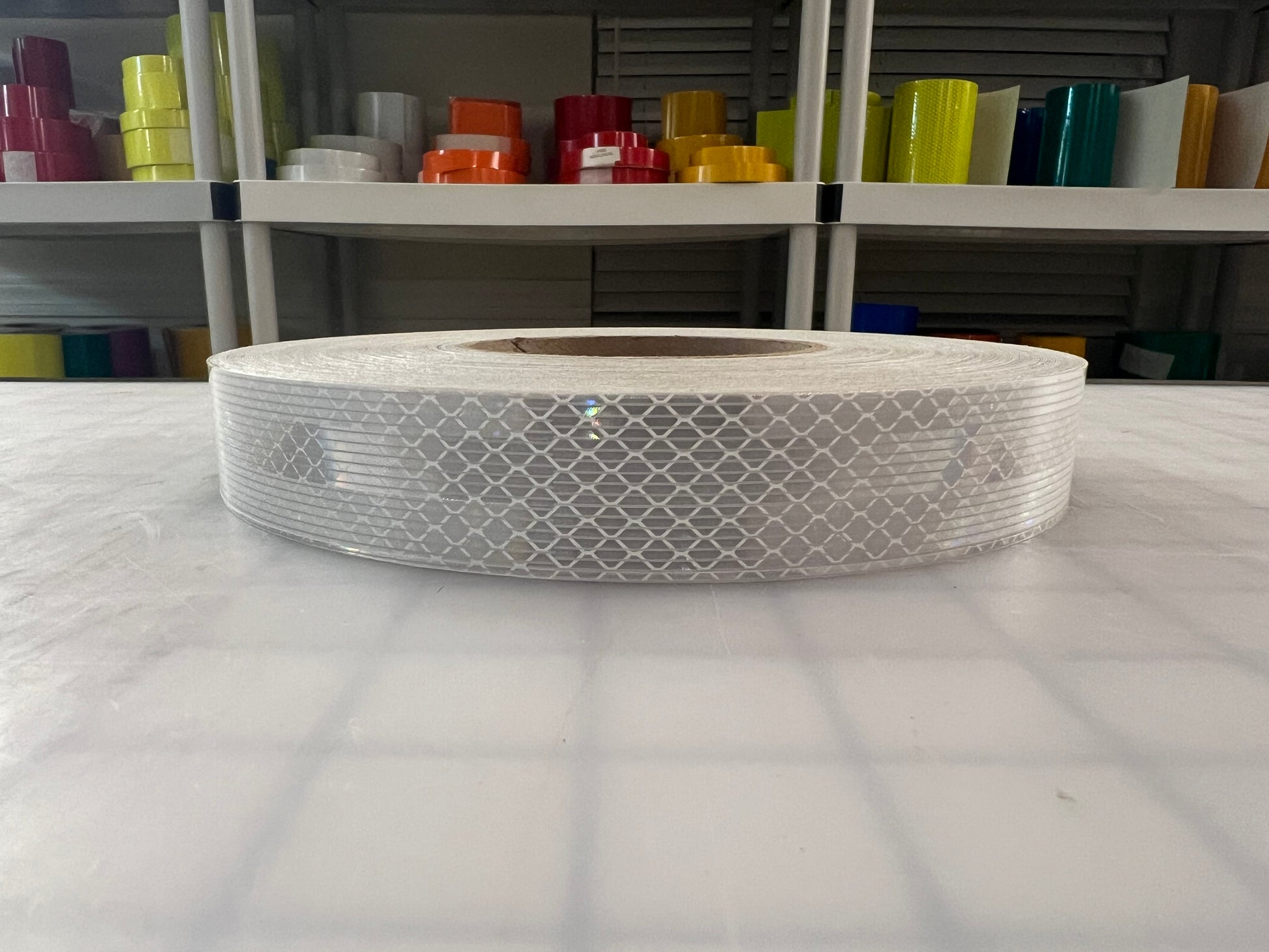 1" Inch White Reflective Tape 3M 3930 HIP - Reflective Pro