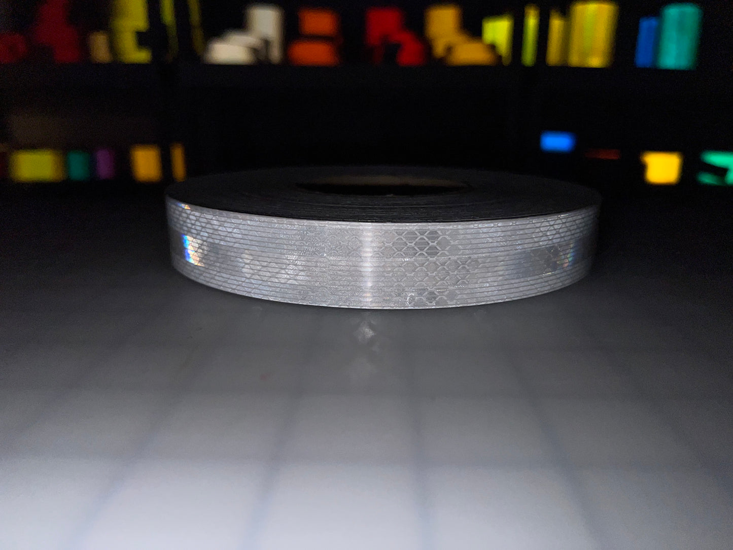1" Inch White Reflective Tape 3M 3930 HIP - Reflective Pro